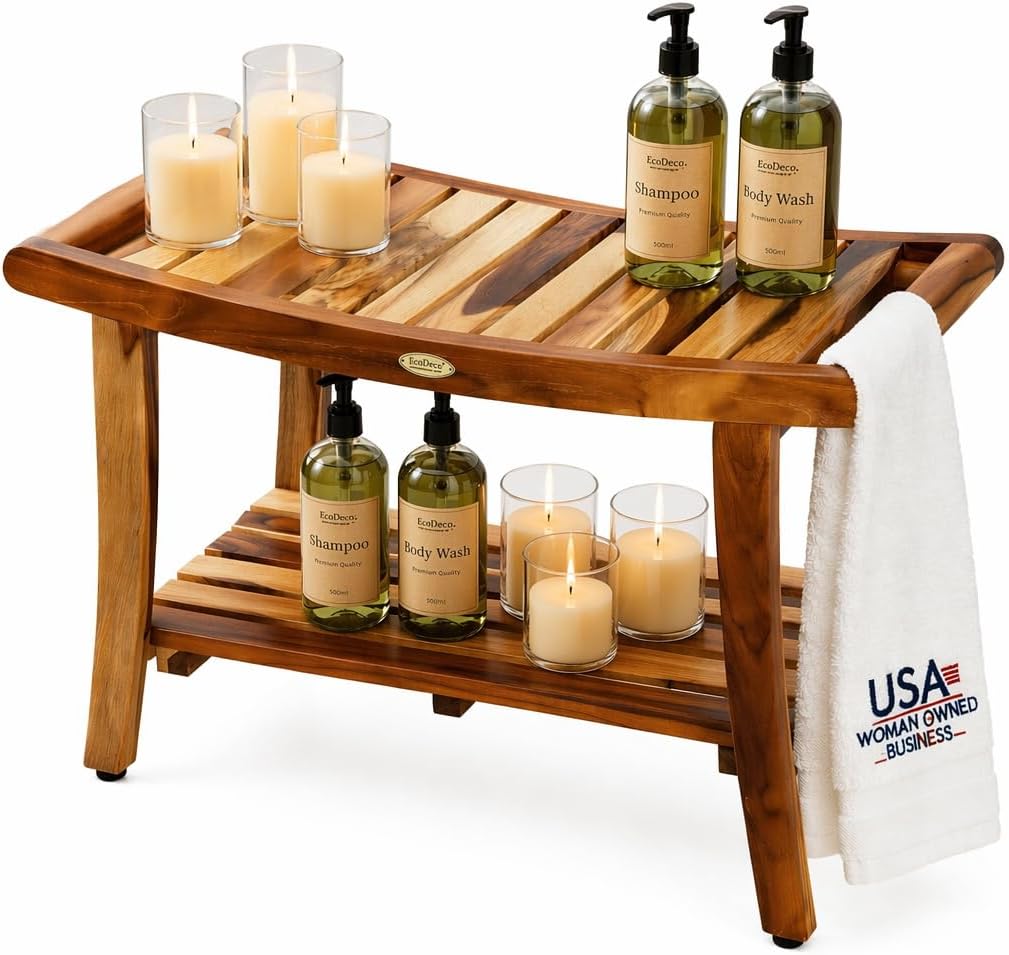 Outdoor Furniture Teak - Tik ağacı duş bankı, spa banyosu