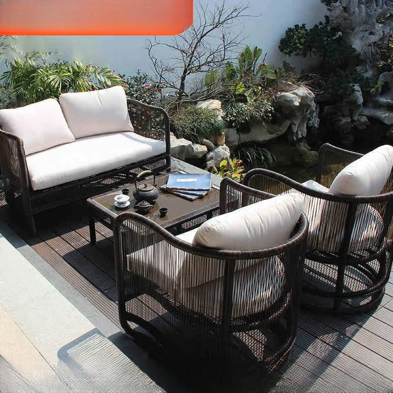 Outdoor Furniture Teak - Dış Mekan Rattan Kanepe Takımı Veranda