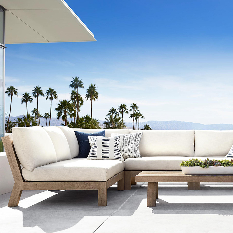 Outdoor Furniture Teak - Lüks Su Geçirmez Modern Bahçe Mobilya