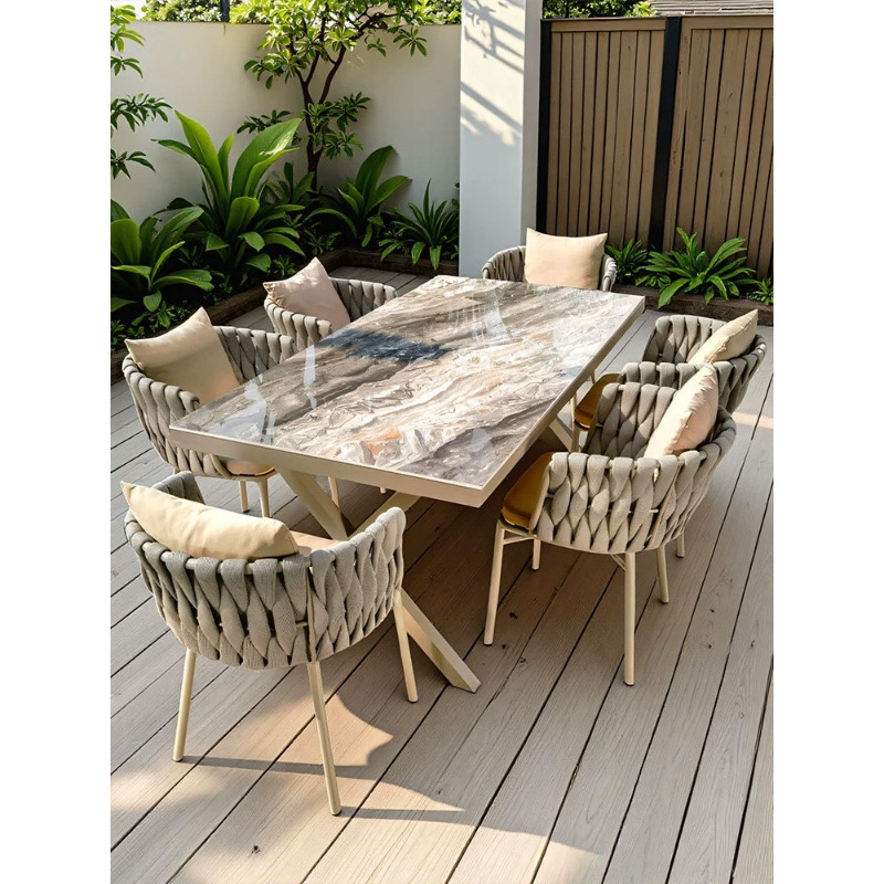 Outdoor Furniture Teak - İskandinav dış mekan masaları ve sandalyeleri