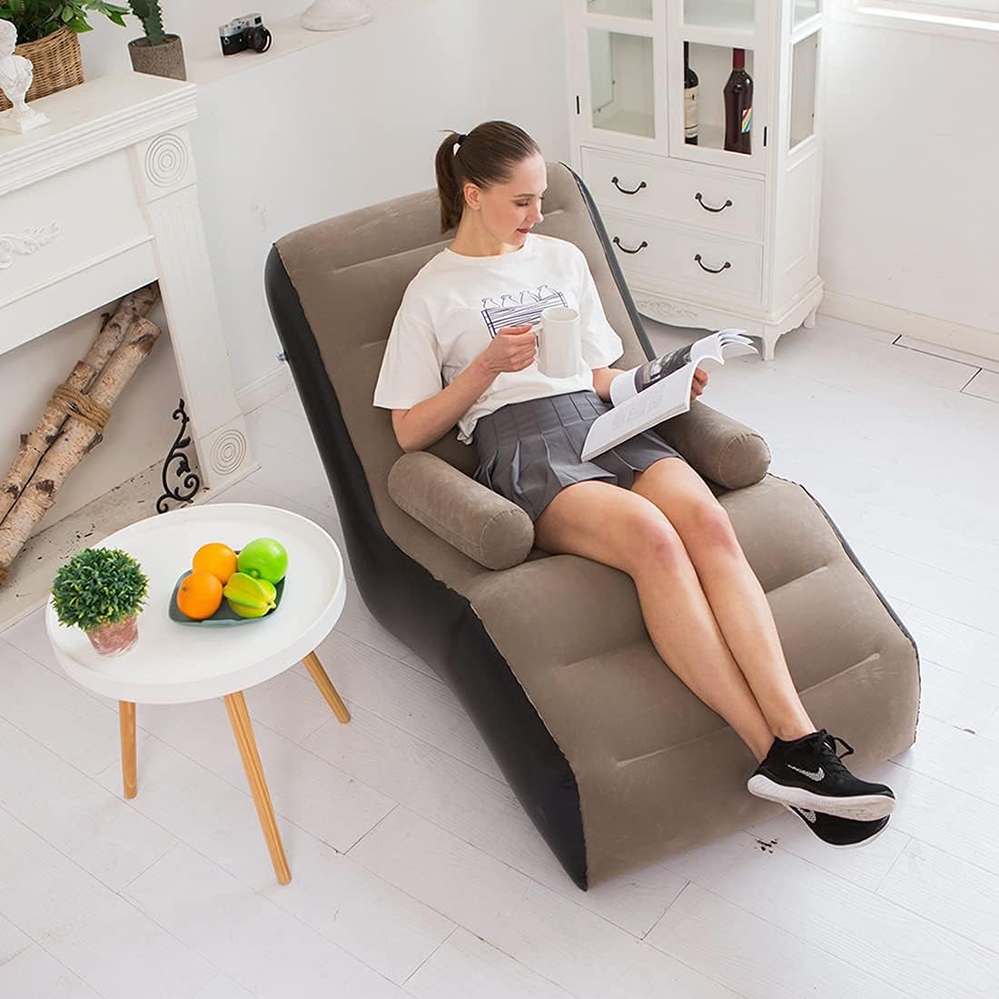 Outdoor Furniture Lounge Set - Katlanır Tembel Kanepe, Şişme Şezlong Kalınlaşmış