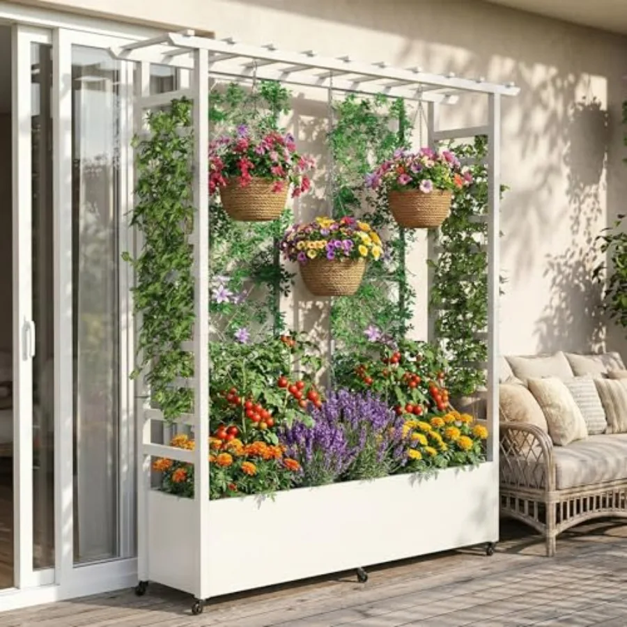 Planter Raised Metal - Dış Mekan Kullanımı İçin Metal Saksı