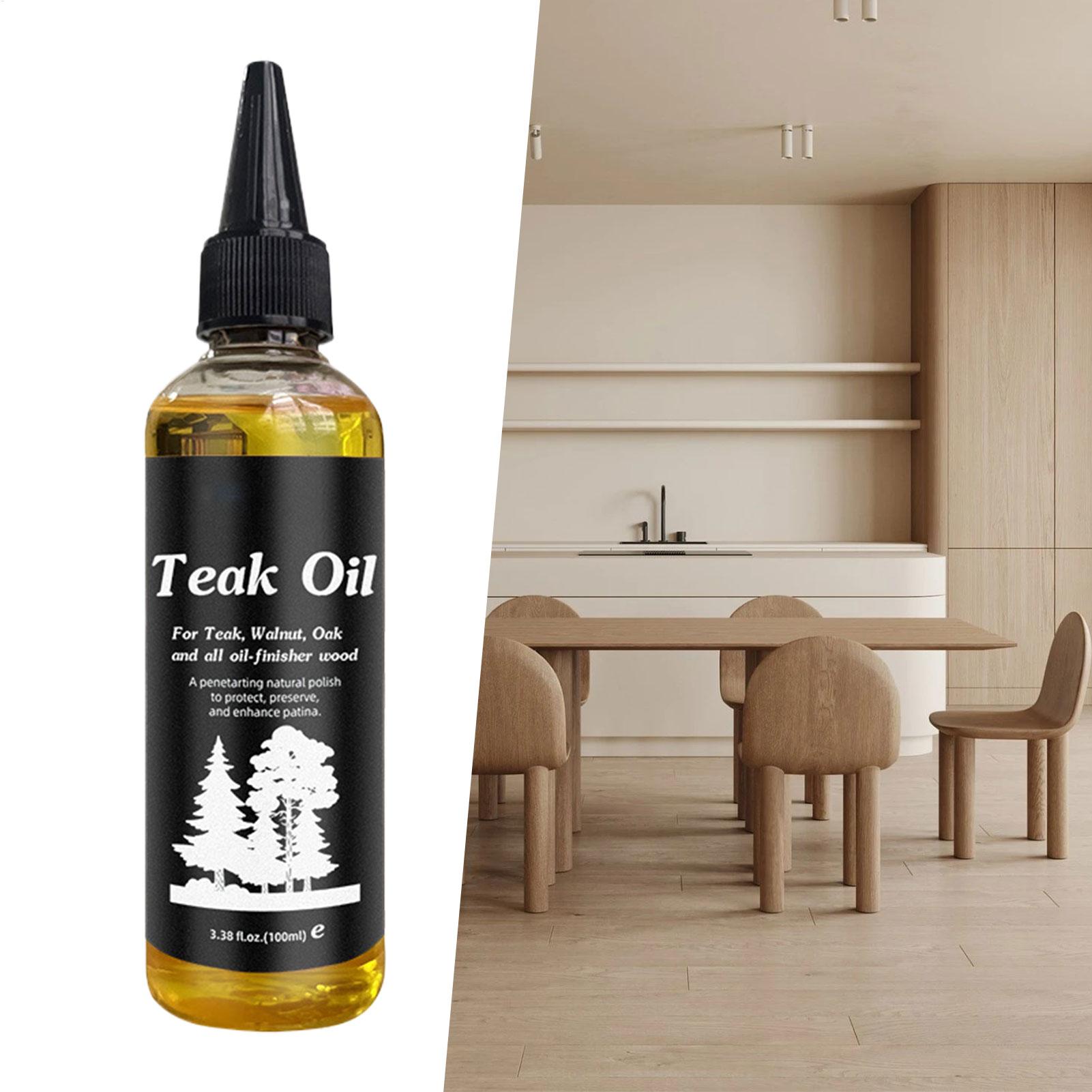 Outdoor Furniture Oil Teak - 100ml Mobilya Yağı Ahşap Cilalı Mobilya
