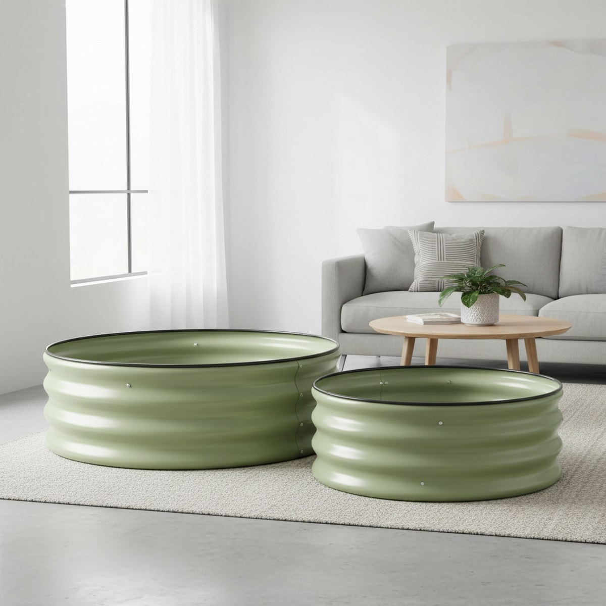 Oval Metal Yükseltilmiş Bahçe  - Planter Raised Metal incelemesi ve fiyatı