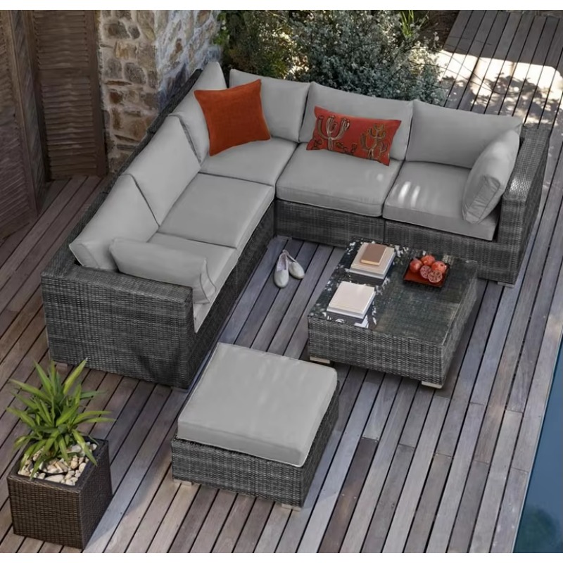 6 Kişilik Küçük Bahçe Köşe Kol - Outdoor Furniture Teak incelemesi ve fiyatı