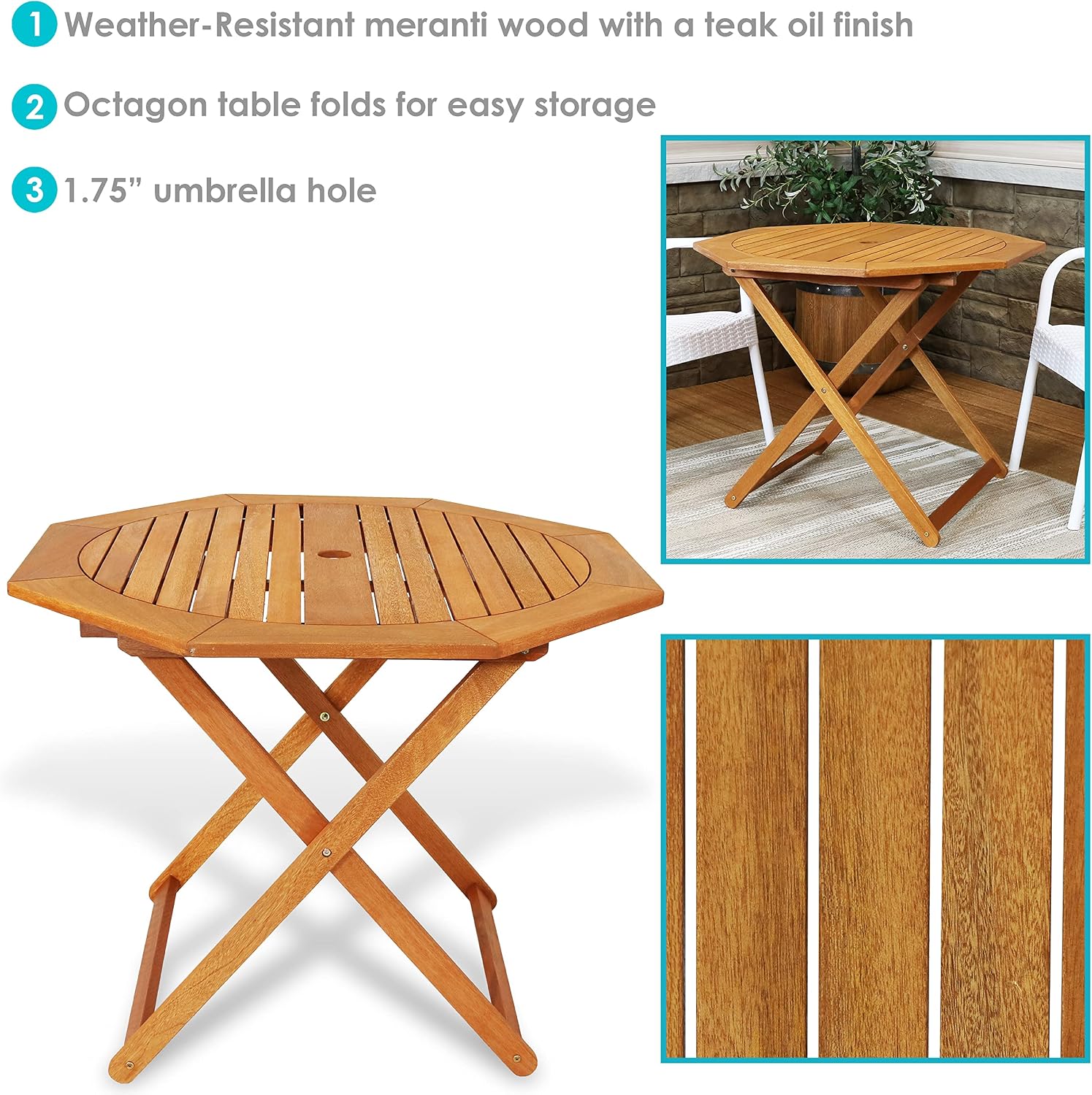 Meranti Ahşap Katlanır Dış Mek - Outdoor Furniture Teak incelemesi ve fiyatı