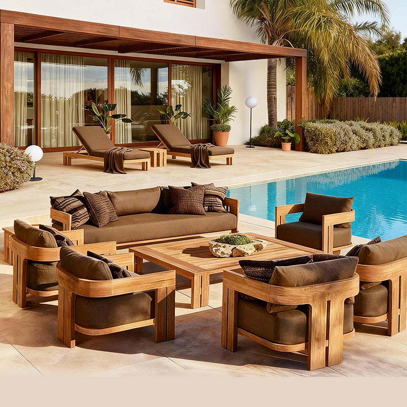 Dış Mekan Tik Ahşap Kanepe Tak - Outdoor Furniture Teak incelemesi ve fiyatı