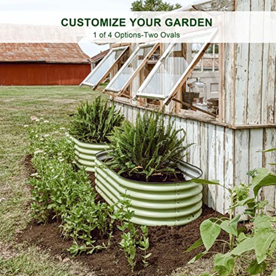 Dış mekan için tasarlanmış, mo - Planter Raised Metal incelemesi ve fiyatı