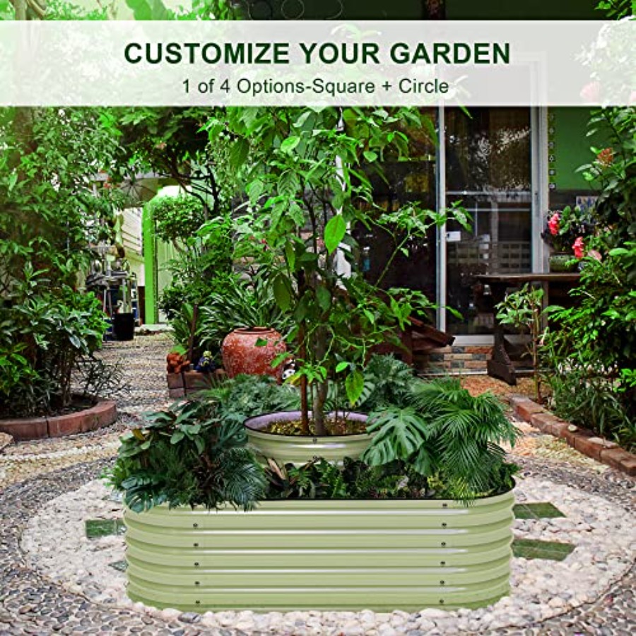 Dış mekan için tasarlanmış, mo - Planter Raised Metal incelemesi ve fiyatı
