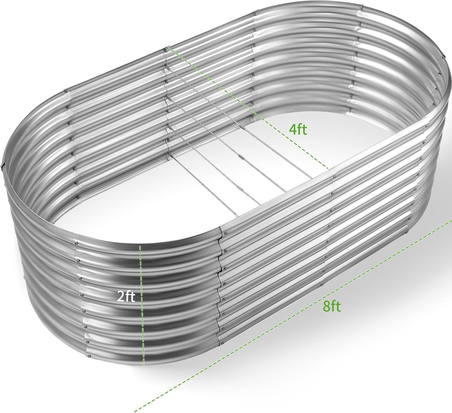 Galvanizli Yükseltilmiş Bahçe  - Planter Raised Metal incelemesi ve fiyatı