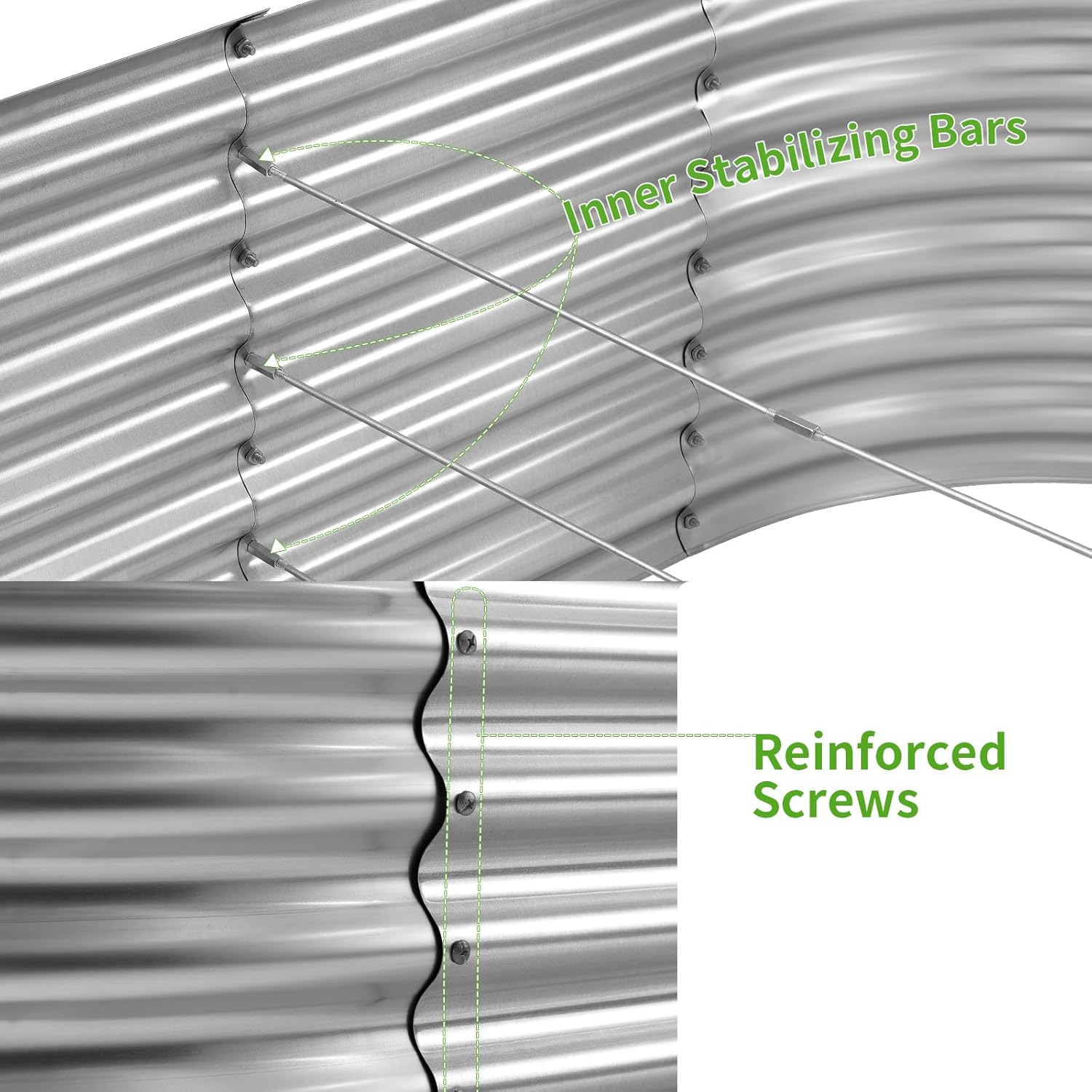 Galvanizli Yükseltilmiş Bahçe  - Planter Raised Metal incelemesi ve fiyatı