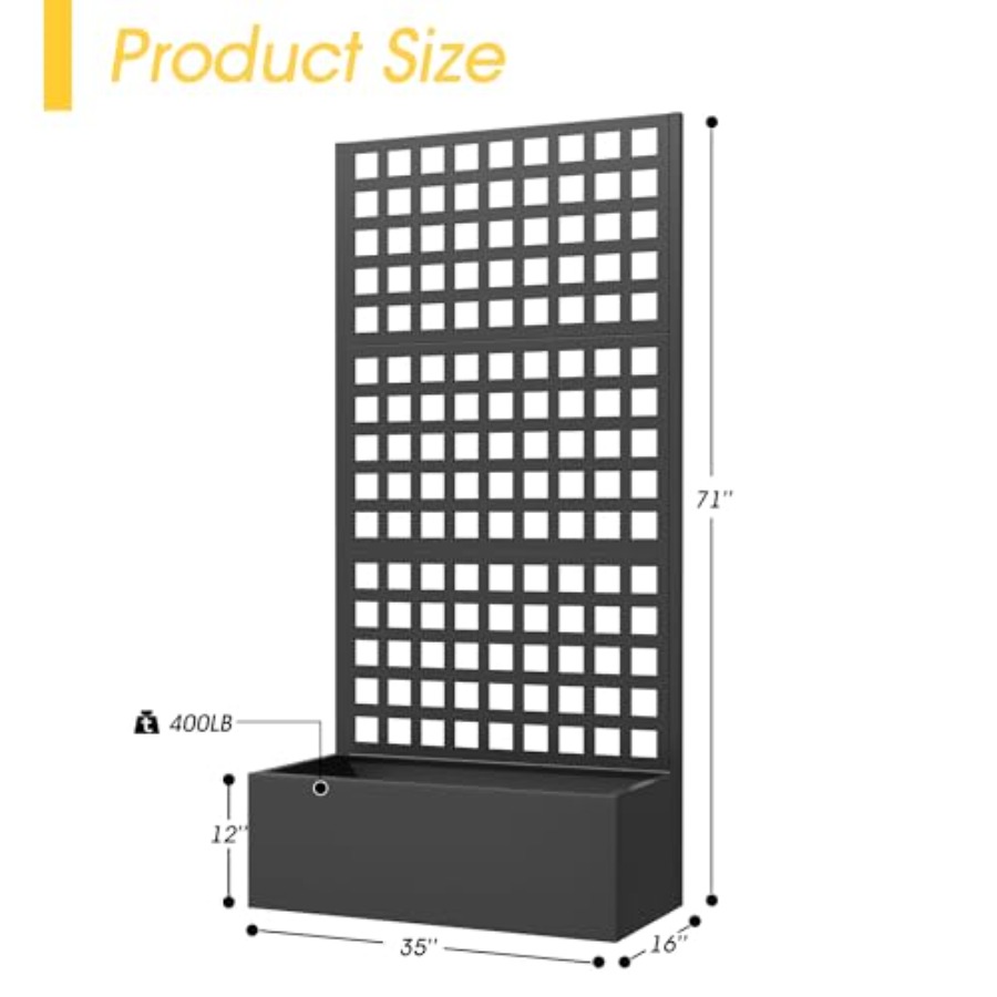 Metal Sera Panjurlu Saksı, Yük - Planter Raised Metal incelemesi ve fiyatı