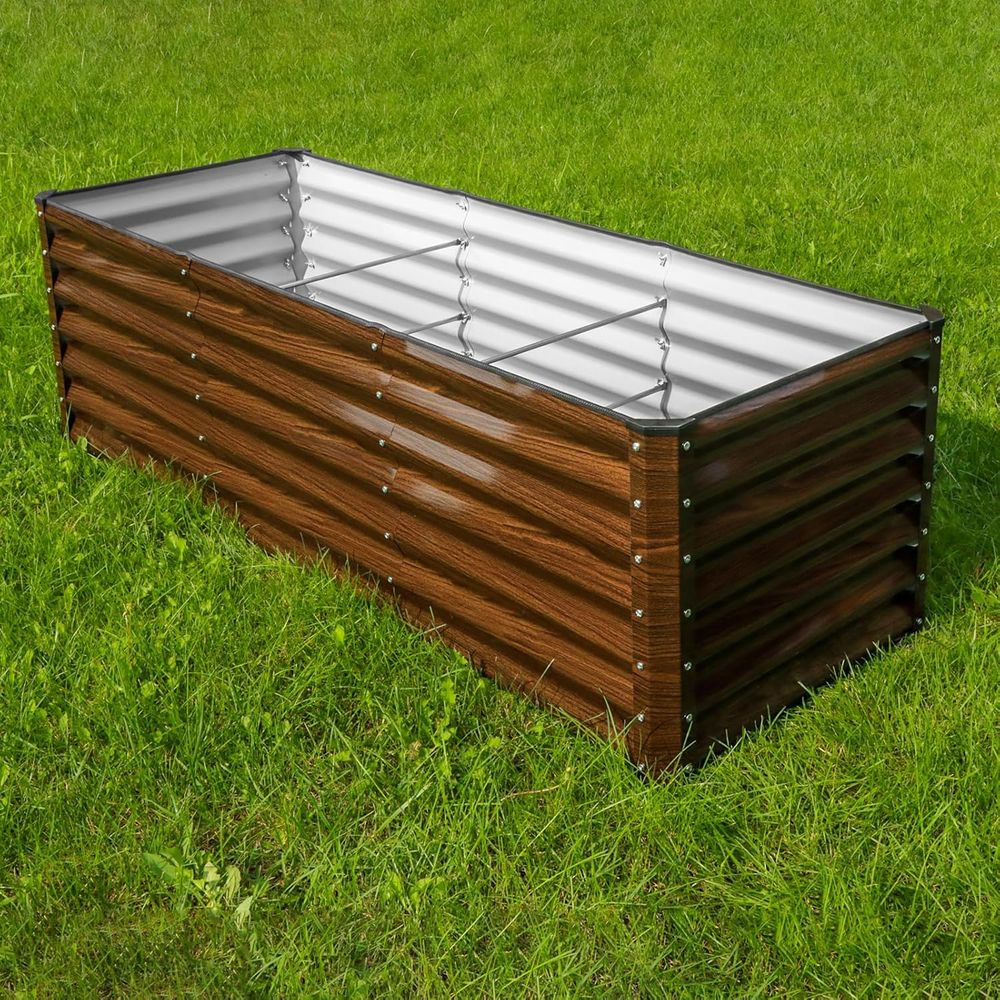 2'li Paket 6x2x2T Galvanizli Y - Planter Raised Metal incelemesi ve fiyatı