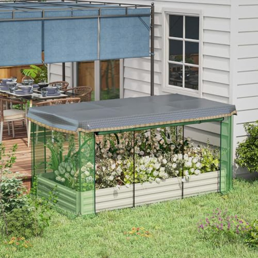 7,3 x 3,4 x 1 ft Galvanizli Yü - Planter Raised Metal incelemesi ve fiyatı
