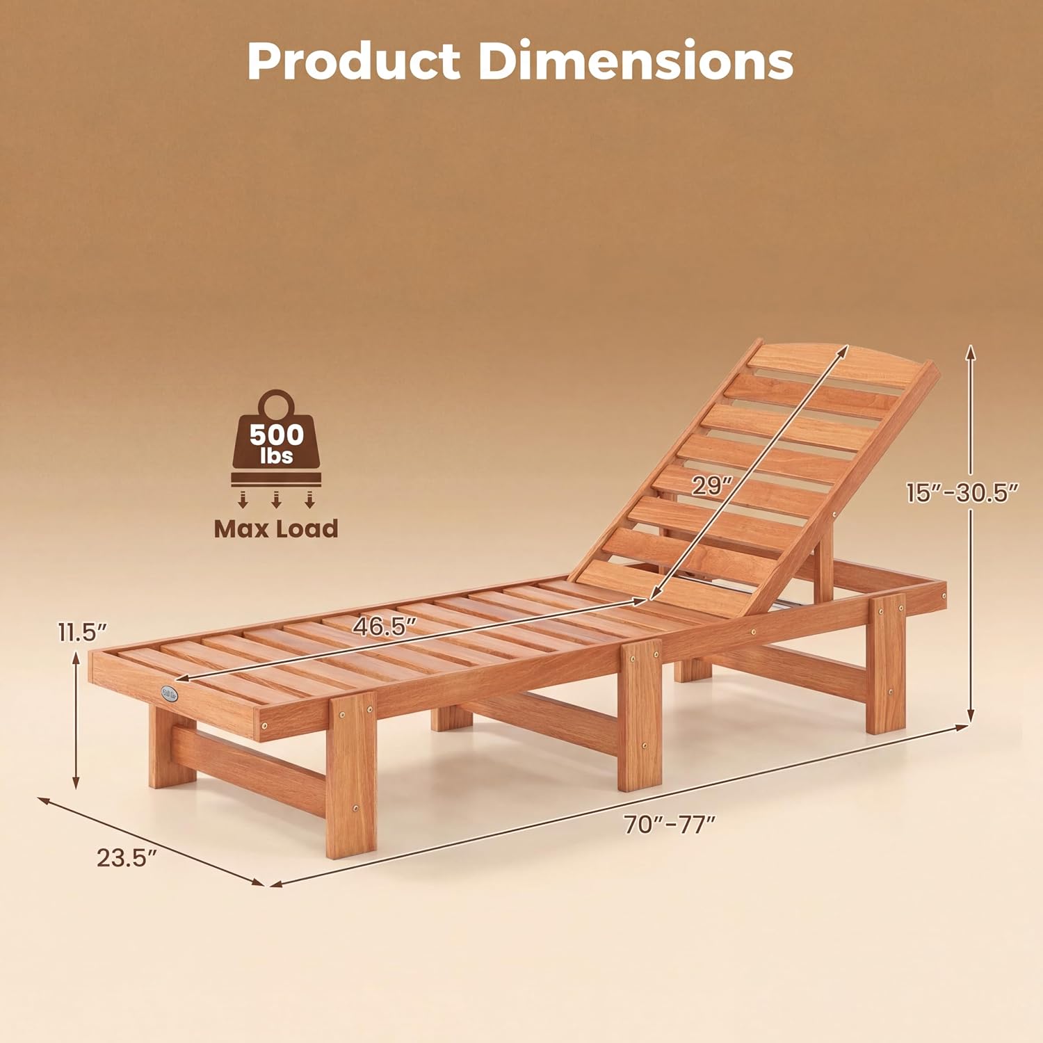 Masif Ahşap Şezlong, Dış Mekan - Outdoor Furniture Oil Teak incelemesi ve fiyatı