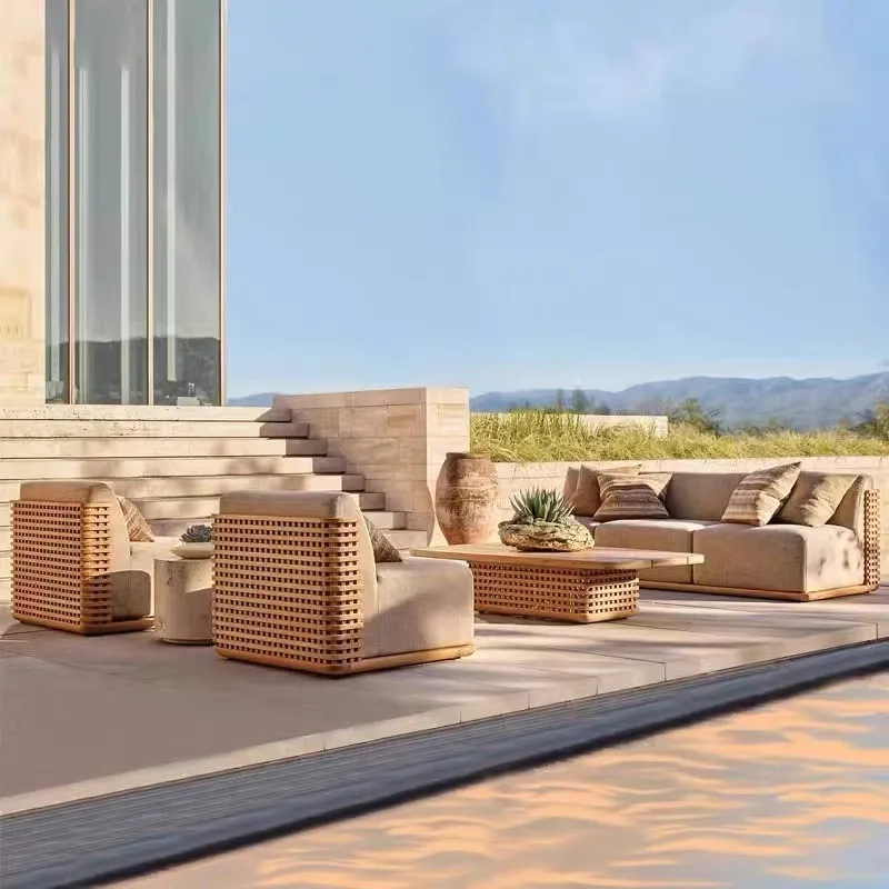 Dış Mekan Tik Ahşap Kanepe Tak - Outdoor Furniture Teak incelemesi ve fiyatı