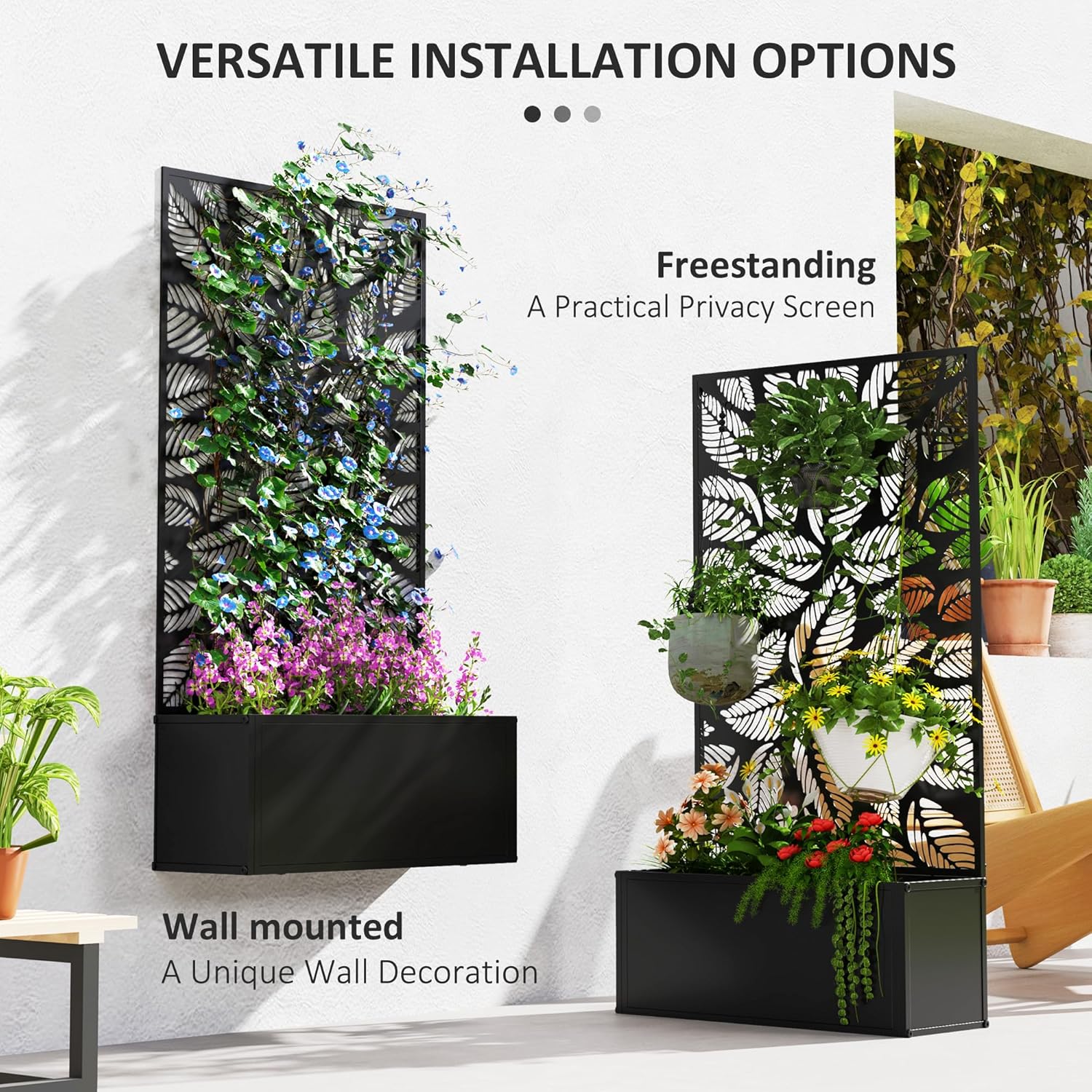 Tırmanıcı Bitkiler için Çerçev - Planter Raised Metal incelemesi ve fiyatı