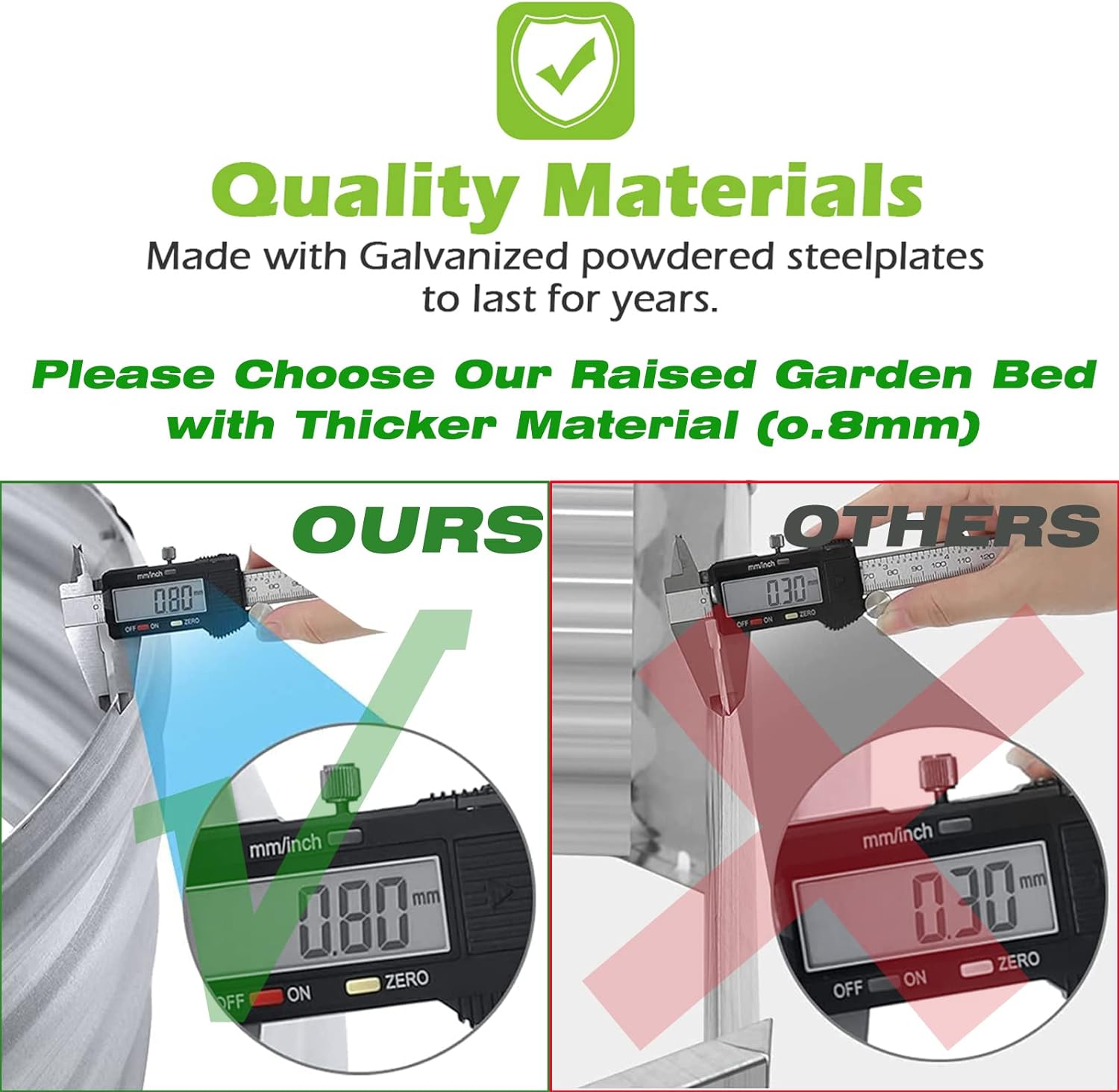 GRS Sertifikalı Galvanizli Dik - Planter Raised Metal incelemesi ve fiyatı