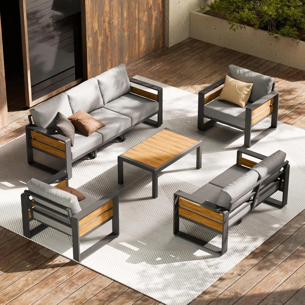 Alüminyum Dış Mekan Veranda Mo - Outdoor Furniture Lounge Set incelemesi ve fiyatı