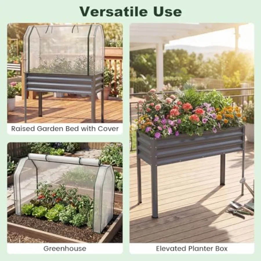 Ayaklı ve Sera Örtüsüyle Birli - Planter Raised Metal incelemesi ve fiyatı