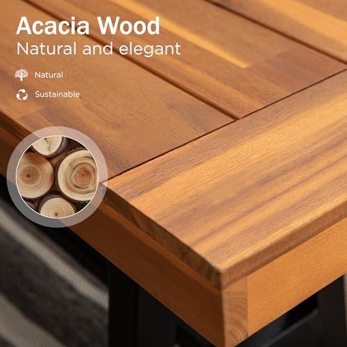 Dış Mekan Akasya Ahşap Bank, 6 - Outdoor Furniture Oil Teak incelemesi ve fiyatı